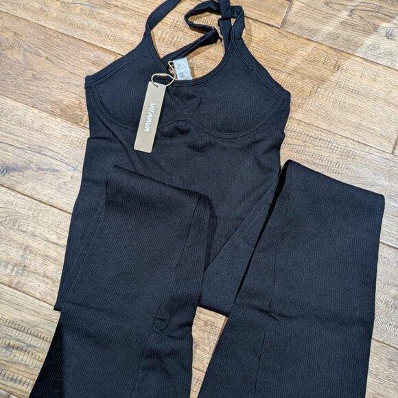 *NEW* Vilanva Womens Jumpsuit Small - Black - Picture 2 of 4